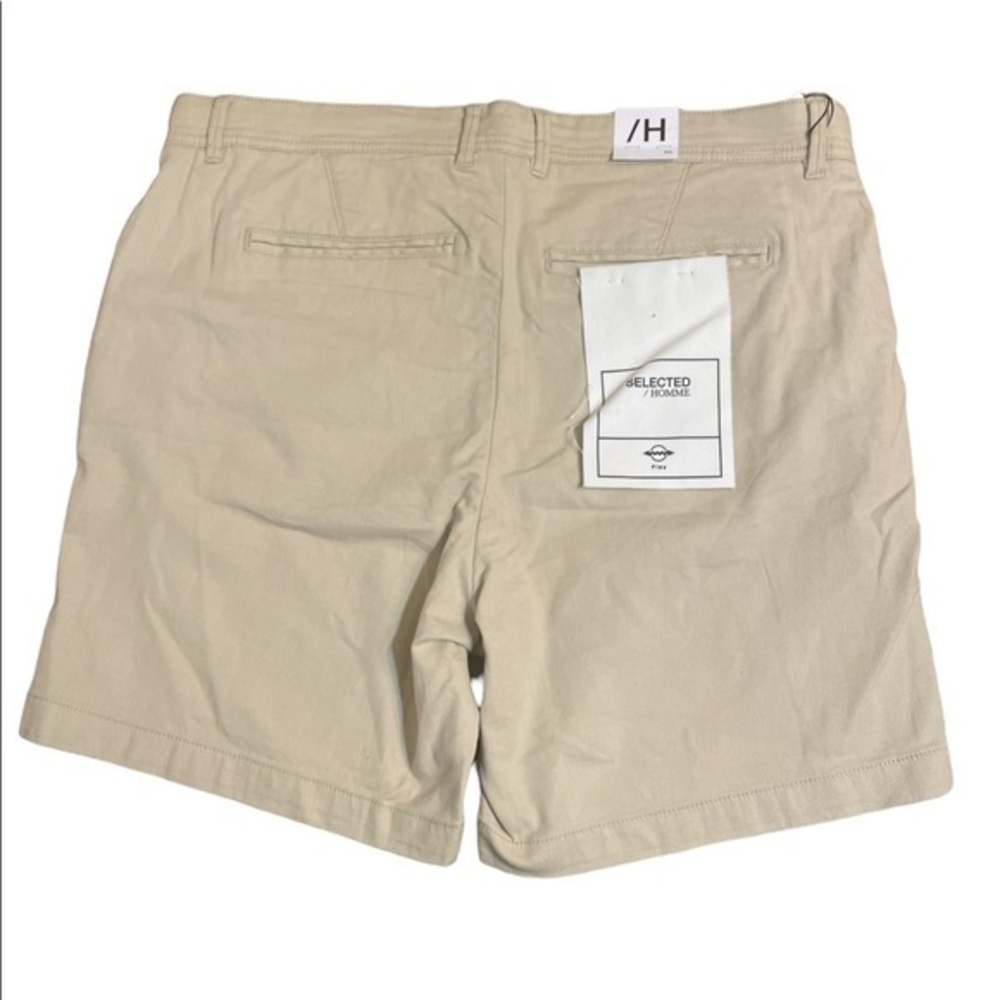 Selected Homme men slhstrorm flex short turtle dove organic cotton short XXL